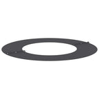 vidaXL geeignet für flache Baumringe 5 pcs Schwarz Ø40 / 70 cm Stahl