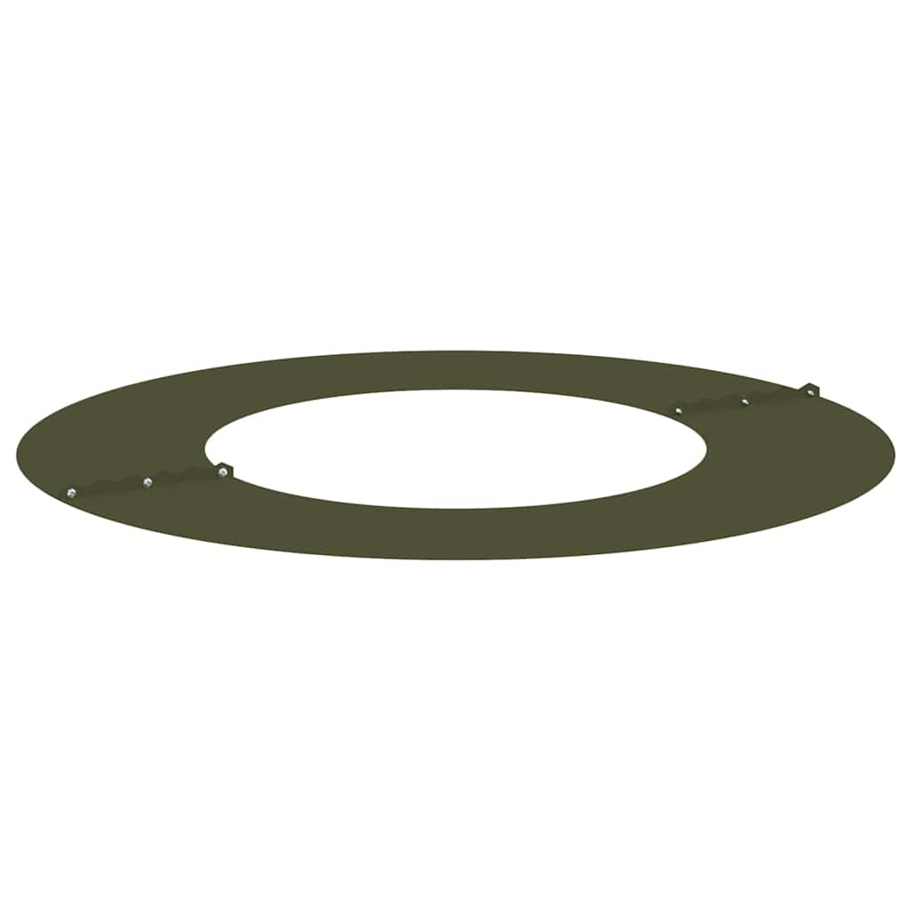 vidaXL Baumring Olive Grün Ø40 / 70 cm Kaltgewalzter Stahl