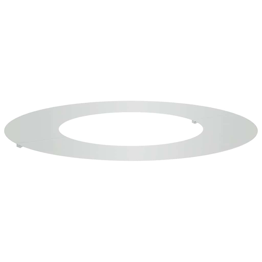 vidaXL geeignet für flachen Baumring Silber Ø40 / 70 cm Verzinkter Stahl