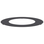 vidaXL geeignet für flachen Baumring Schwarz Ø50 / 80 cm Stahl