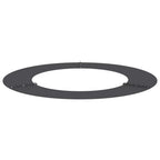 vidaXL geeignet für flache Baumringe 5 pcs Schwarz Ø50 / 80 cm Stahl