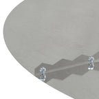 vidaXL geeignet für flache Baumringe 5 pcs Silber Ø50 / 80 cm Edelstahl