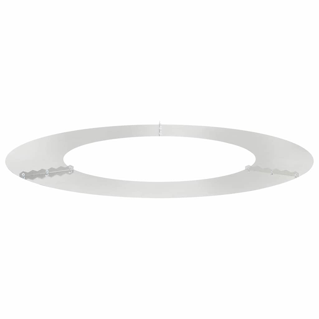 vidaXL geeignet für flache Baumringe 5 pcs Silber Ø50 / 80 cm Edelstahl