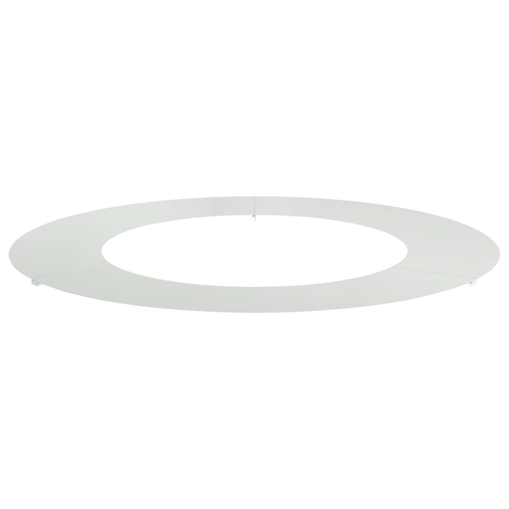 vidaXL geeignet für flachen Baumring Silber Ø50 / 80 cm Verzinkter Stahl