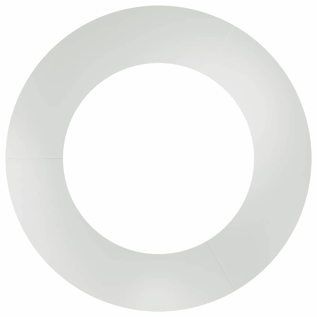 vidaXL geeignet für flachen Baumring Silber Ø50 / 80 cm Verzinkter Stahl