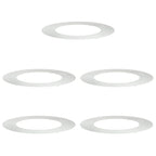vidaXL geeignet für flache Baumringe 5 pcs Silber Ø50 / 80 cm