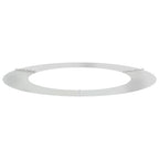 vidaXL geeignet für flachen Baumring Silber Ø60 / 90 cm Verzinkter Stahl
