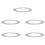 vidaXL geeignet für flache Baumringe 5 pcs Silber Ø60 / 90 cm