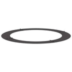 vidaXL geeignet für flache Baumringe 5 pcs Schwarz Ø90 / 120 cm Stahl