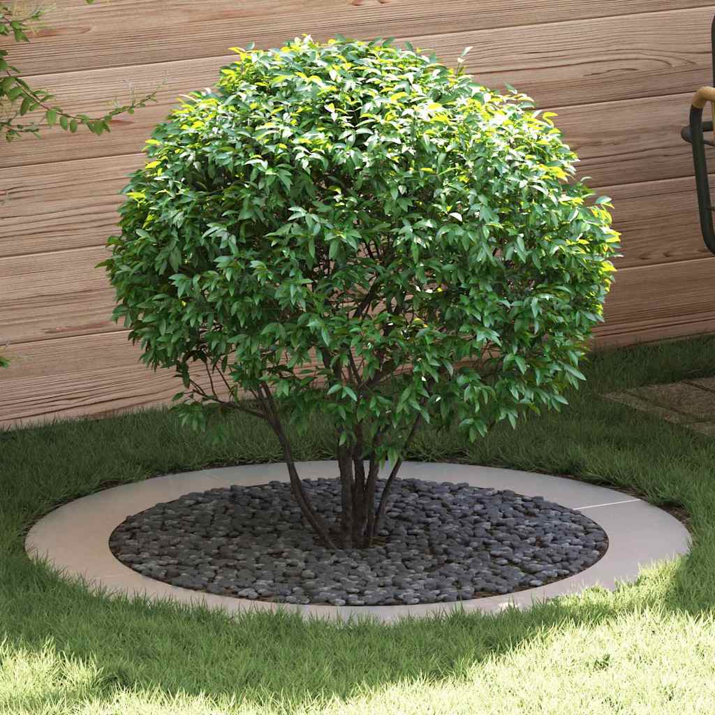 vidaXL geeignet für flache Baumringe 5 pcs Silber Ø90 / 120 cm Edelstahl