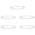 vidaXL geeignet für flache Baumringe 5 pcs Silber Ø90 / 120 cm Edelstahl