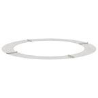 vidaXL geeignet für flache Baumringe 5 pcs Silber Ø90 / 120 cm Edelstahl