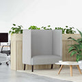vidaXL Hoher Rücken Sofa Wolkengrau 109 x 56 x 121 cm Stoff