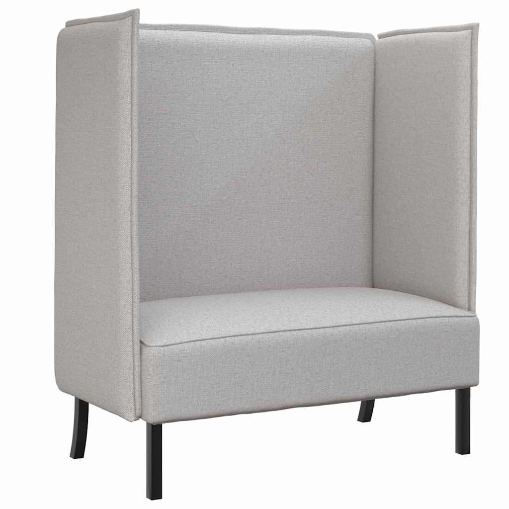 vidaXL Hoher Rücken Sofa Wolkengrau 109 x 56 x 121 cm Stoff