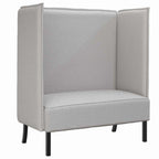 vidaXL Hoher Rücken Sofa Wolkengrau 109 x 56 x 121 cm Stoff
