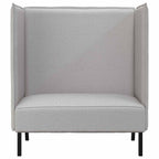 vidaXL Hoher Rücken Sofa Wolkengrau 109 x 56 x 121 cm Stoff