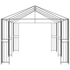 vidaXL Gazebo Rahmen 6 x 3 m Schwarz Stahl