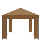 vidaXL Garten Pavillon 6 x 3 m Beige Polyester und Stahl 190