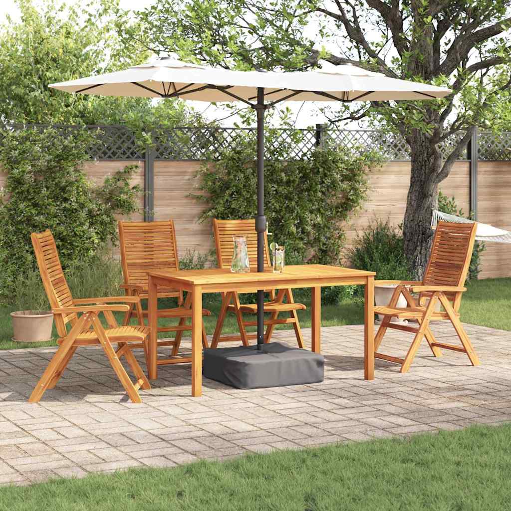 vidaXL Garten Essgruppe 5 pcs Braun Massivholz Akazie