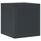 vidaXL Aufbewahrungsbox Anthrazit 55 x 53 x 57 cm Polypropylen