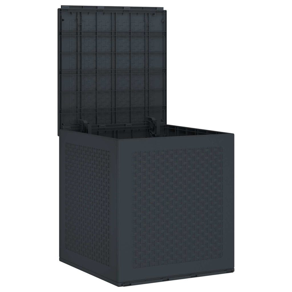 vidaXL Aufbewahrungsbox Anthrazit 55 x 53 x 57 cm Polypropylen