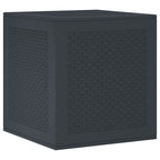 vidaXL Aufbewahrungsbox Anthrazit 55 x 53 x 57 cm Polypropylen