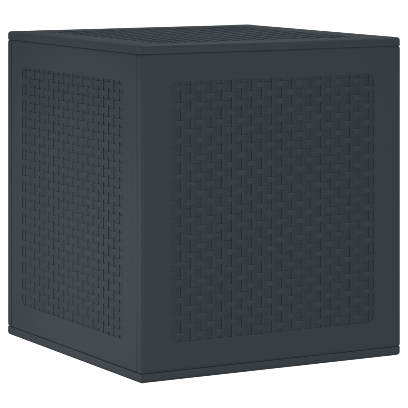 vidaXL Aufbewahrungsbox Anthrazit 55 x 53 x 57 cm Polypropylen