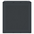 vidaXL Aufbewahrungsbox Anthrazit 55 x 53 x 57 cm Polypropylen