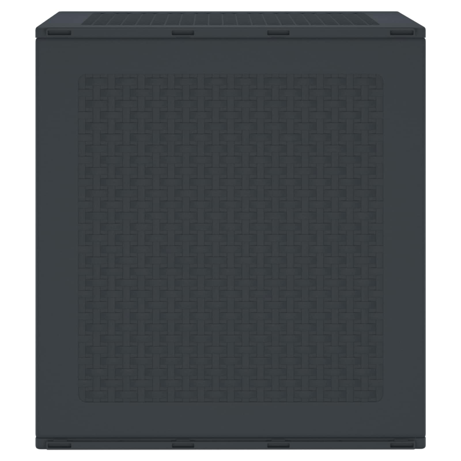 vidaXL Aufbewahrungsbox Anthrazit 55 x 53 x 57 cm Polypropylen