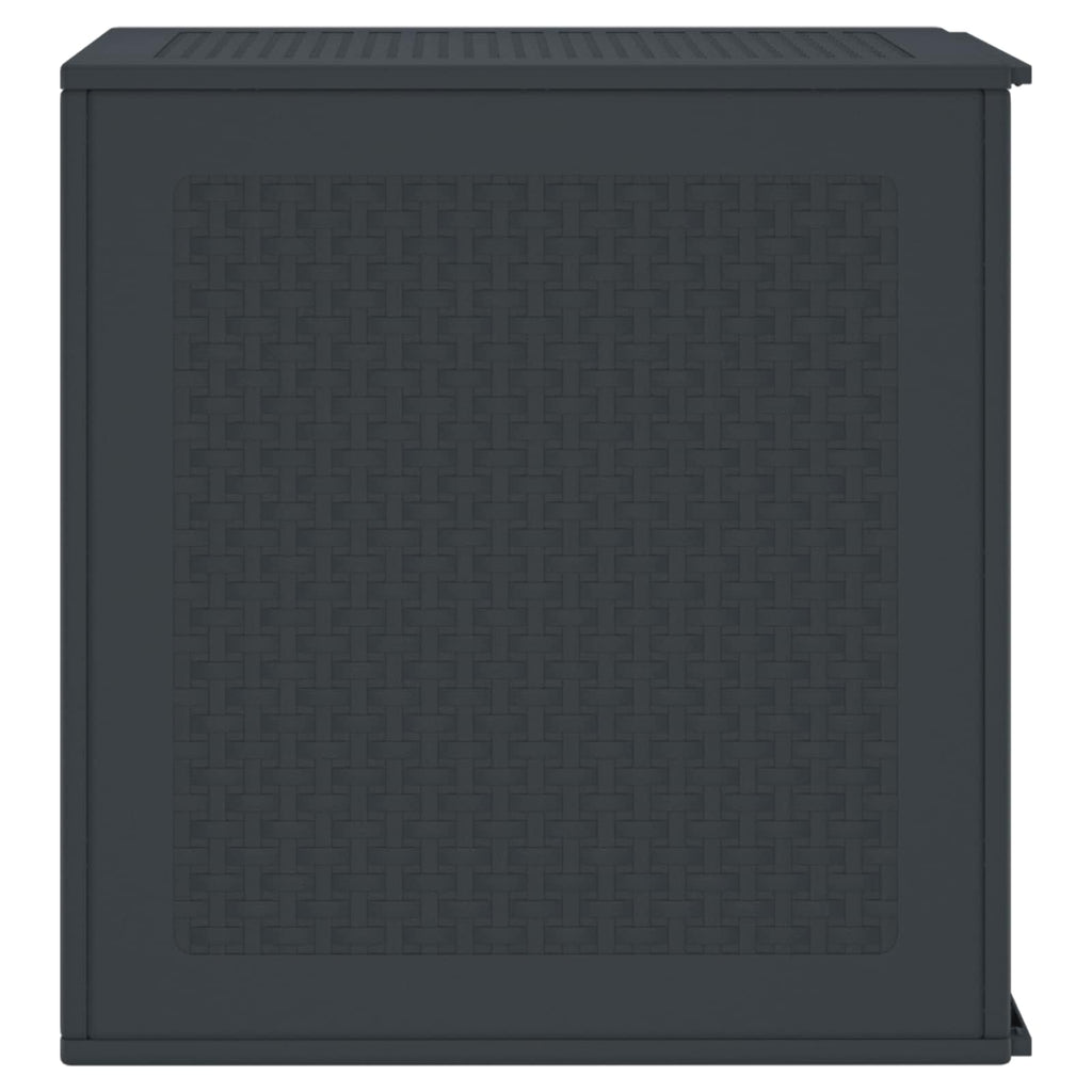 vidaXL Aufbewahrungsbox Anthrazit 55 x 53 x 57 cm Polypropylen