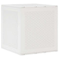 vidaXL Aufbewahrungsbox mit Speicher Weiß 55 x 53 x 57 cm Polypropylen