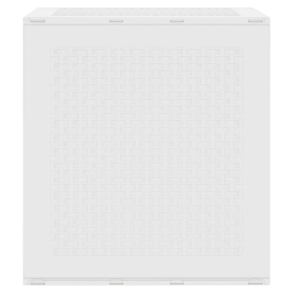vidaXL Aufbewahrungsbox mit Speicher Weiß 55 x 53 x 57 cm Polypropylen