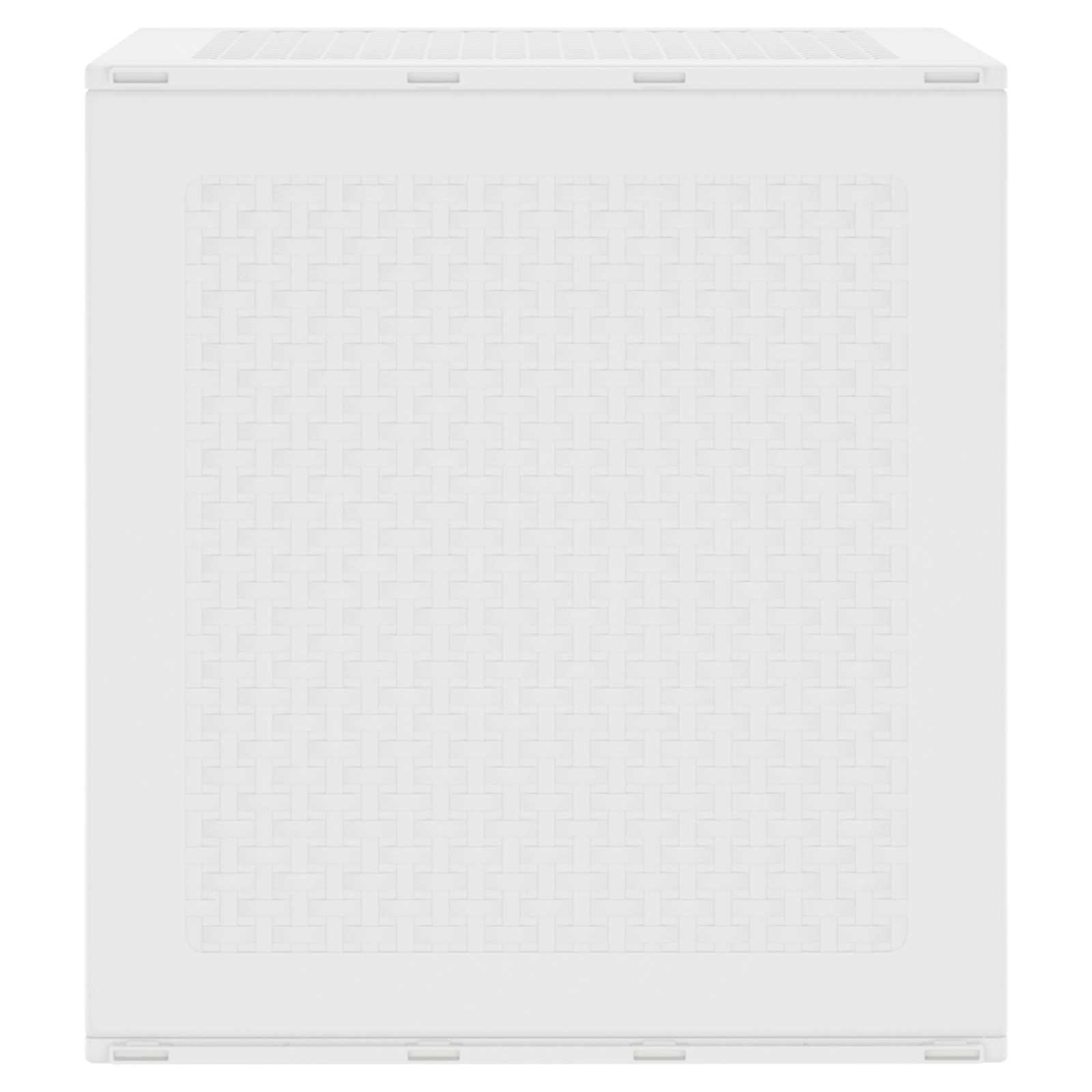 vidaXL Aufbewahrungsbox mit Speicher Weiß 55 x 53 x 57 cm Polypropylen
