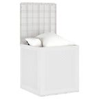 vidaXL Aufbewahrungsbox mit Speicher Weiß 55 x 53 x 57 cm Polypropylen