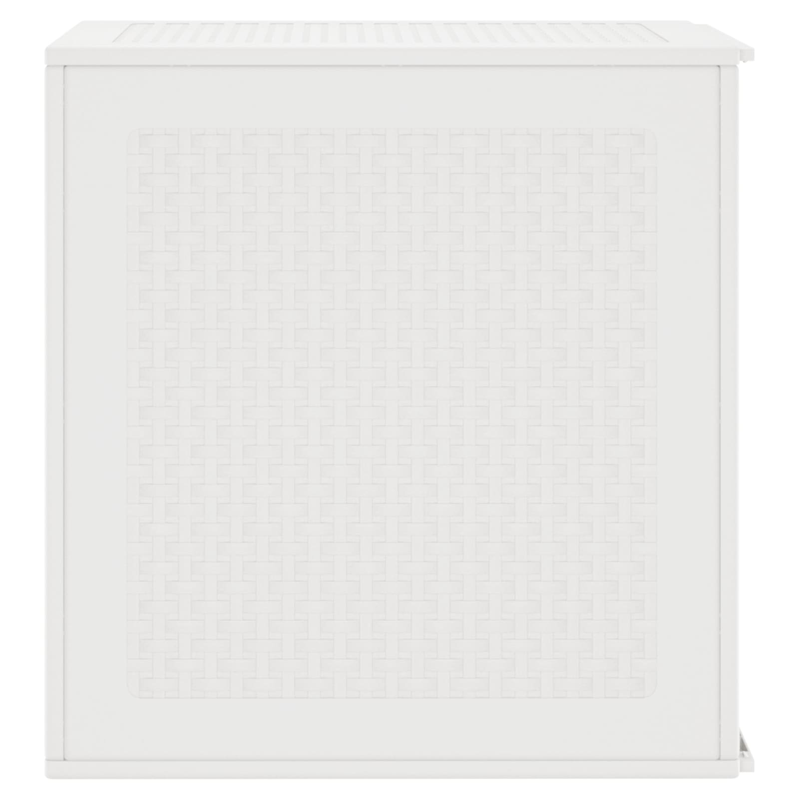 vidaXL Aufbewahrungsbox mit Speicher Weiß 55 x 53 x 57 cm Polypropylen