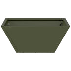 vidaXL Garten-Pflanzgefäß 5 pcs Olive Grün 35 x 35 x 15 cm