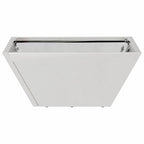 vidaXL Garten-Pflanzgefäß 5 pcs Silber 35 x 35 x 15 cm Edelstahl