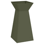 vidaXL Säulen Pflanzer 2 pcs Oliv 35 x 35 x 73 cm