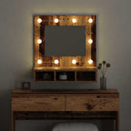 vidaXL Spiegelschrank Altholz 60 x 31,5 x 62 cm Holzwerkstoff