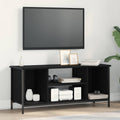 vidaXL TV-Schränk Schwarz Eichen-Optik 102 x 35 x 45 cm Holzwerkstoff
