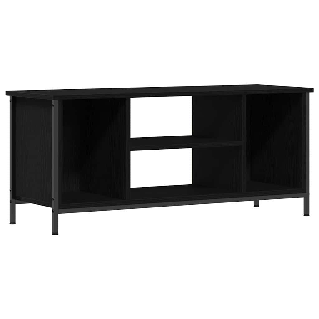 vidaXL TV-Schränk Schwarz Eichen-Optik 102 x 35 x 45 cm Holzwerkstoff