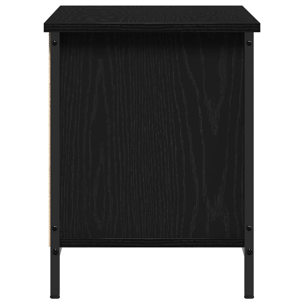vidaXL TV-Schränk Schwarz Eichen-Optik 102 x 35 x 45 cm Holzwerkstoff