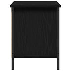 vidaXL TV-Schränk Schwarz Eichen-Optik 102 x 35 x 45 cm Holzwerkstoff