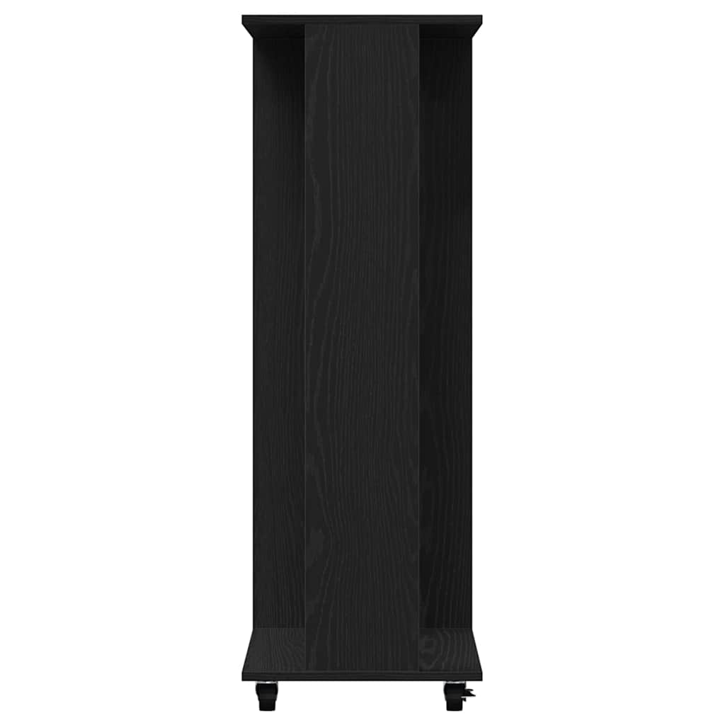 vidaXL Kleiderschrank mit Regal Schwarz Eichen-Optik 102 x 38 x 110 cm
