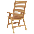 vidaXL Stuhl 4 pcs Braun 64,5 x 52 x 108 cm Massivholz Teak