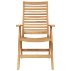 vidaXL Stuhl 4 pcs Braun 64,5 x 52 x 108 cm Massivholz Teak