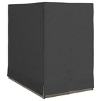 vidaXL Doppelte Sonnenliege Grau 205 x 129 x 200 cm Poly-Rattan