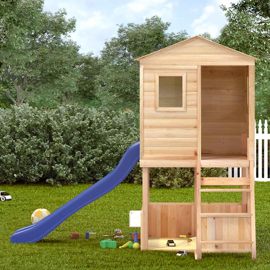vidaXL Spielturm Massivholz Tanne