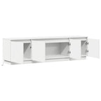 vidaXL TV-Schränk mit LED Weiß 180 x 38 x 49 cm Holzwerkstoff