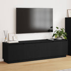 vidaXL TV-Schränk Schwarz Eichen-Optik 180 x 38 x 49 cm Holzwerkstoff